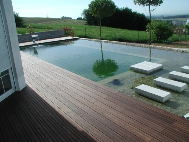 Terrassendielen Thermo-Holz Esche