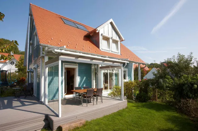 Terrassenüberdachungen Holz/Aluminium SDL Aura